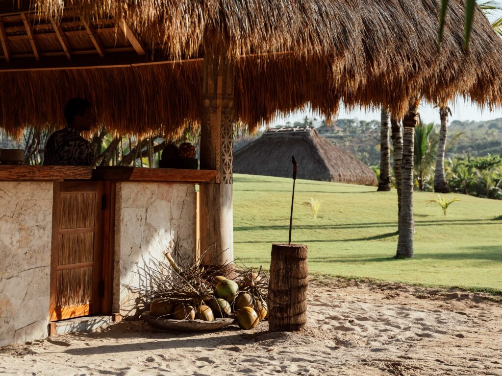 Fresh Coconuts at Wellness Retreat Indonesia